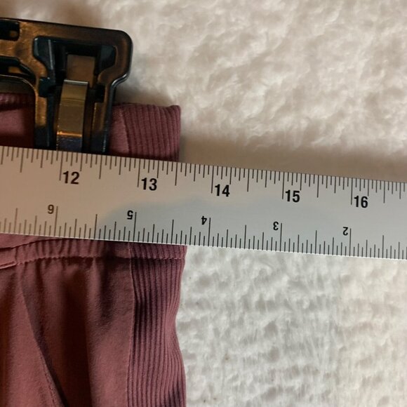 Athleta Womens Mineral Brown Elastic Waist High Rise Brooklyn Ankle Pants Size 0 - Picture 3 of 12